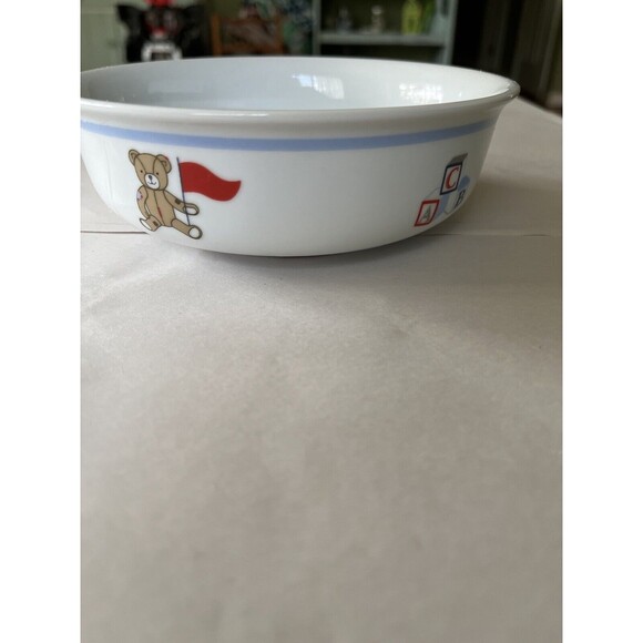 FAO Schwarz Toy Box Porcelain Baby Dish Set 3 Pieces Cup Bowl Plate - Picture 5 of 10